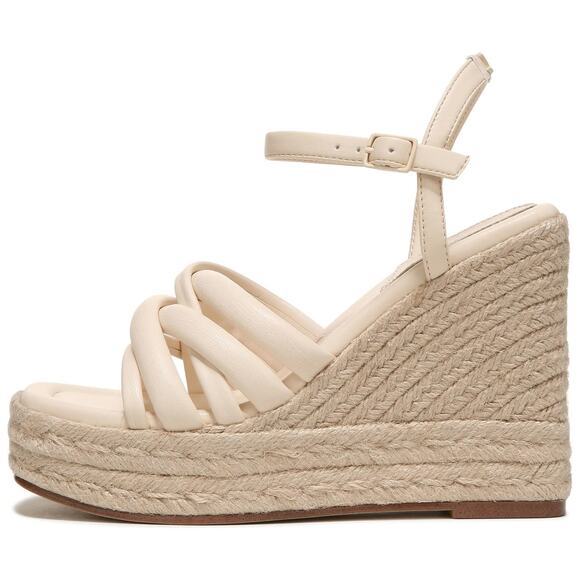 Circus Sam Edelman Women Irene Ankle Strap Espadrille Sandals US 8.5M White - Picture 2 of 8